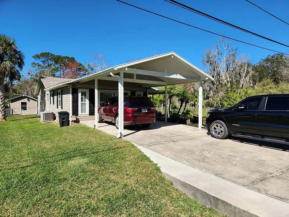 Custom aluminum carport project